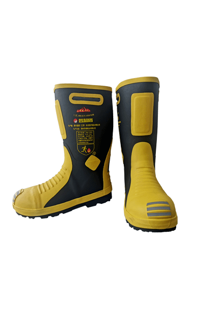 Fire fighting protective rubber boots RJX-26A
